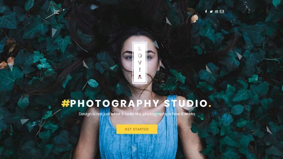 Simple Portfolio ― Left Menu